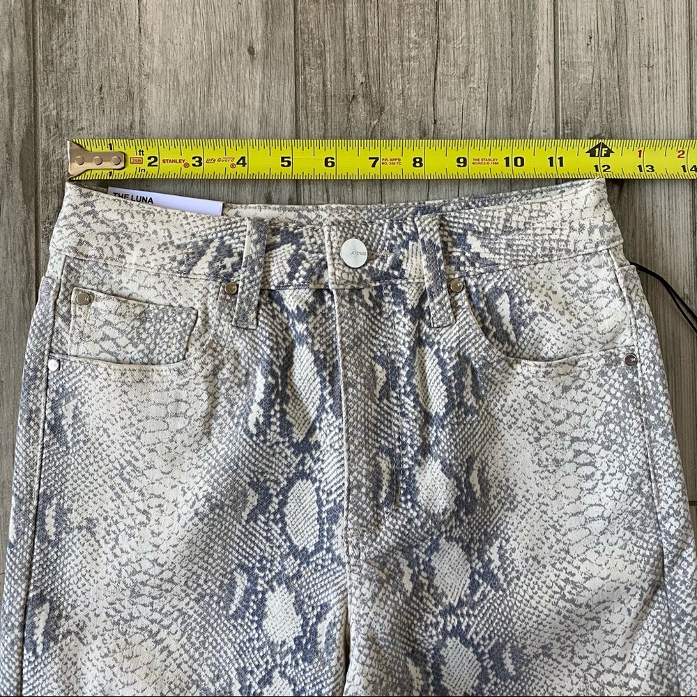 JOE'S The Luna High Rise Cigarette Jean Pristene Snake SZ 24 NWT - Picture 15 of 15